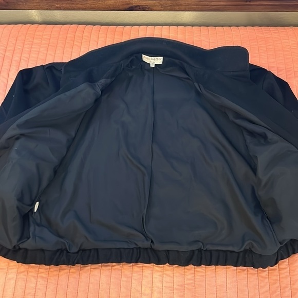 Marylou Ozbolt Storer 80’s Washed Wool Abstract Appliqué colorful jacket sz Med - Picture 15 of 15